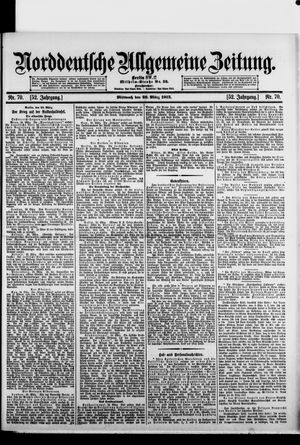 Norddeutsche allgemeine Zeitung on Mar 26, 1913