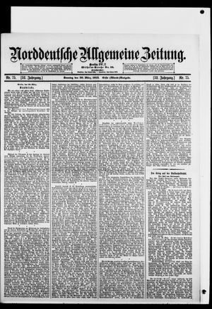 Norddeutsche allgemeine Zeitung vom 30.03.1913