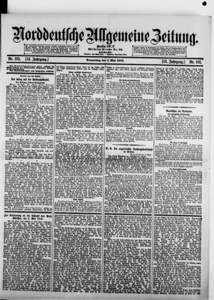 Norddeutsche allgemeine Zeitung vom 01.05.1913
