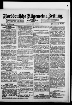 Norddeutsche allgemeine Zeitung vom 15.05.1913