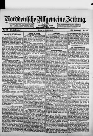 Norddeutsche allgemeine Zeitung vom 16.05.1913