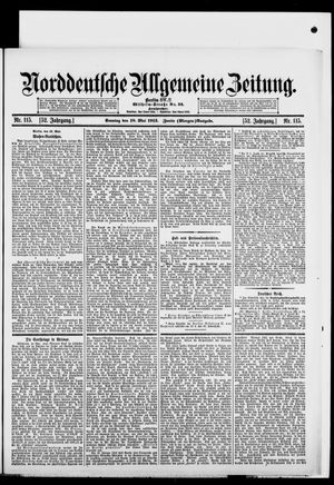 Norddeutsche allgemeine Zeitung vom 18.05.1913