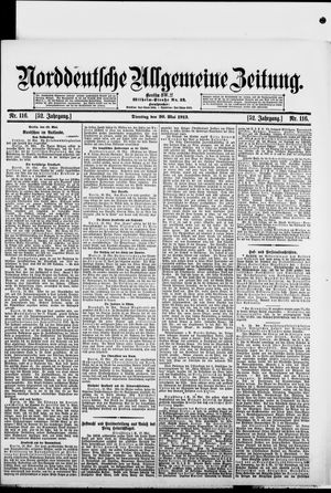 Norddeutsche allgemeine Zeitung vom 20.05.1913