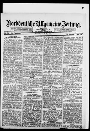 Norddeutsche allgemeine Zeitung vom 29.05.1913