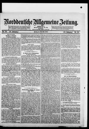 Norddeutsche allgemeine Zeitung vom 30.05.1913