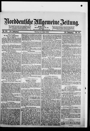 Norddeutsche allgemeine Zeitung vom 03.06.1913