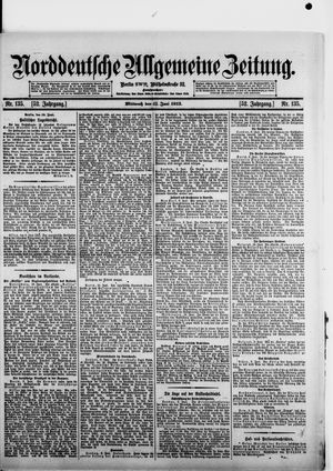 Norddeutsche allgemeine Zeitung vom 11.06.1913