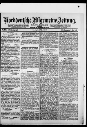 Norddeutsche allgemeine Zeitung vom 17.06.1913