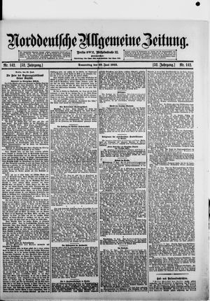 Norddeutsche allgemeine Zeitung vom 19.06.1913