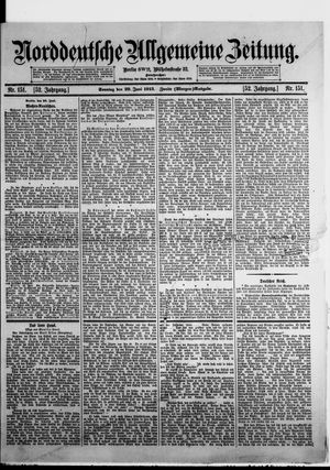 Norddeutsche allgemeine Zeitung vom 29.06.1913