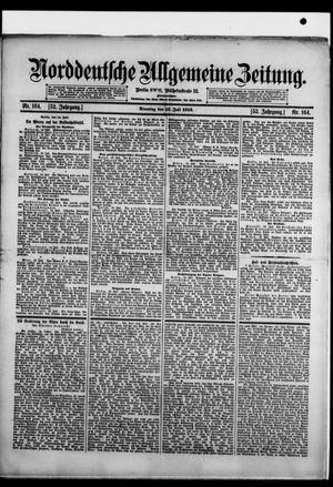 Norddeutsche allgemeine Zeitung vom 15.07.1913