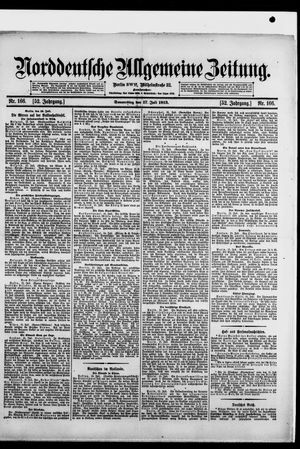 Norddeutsche allgemeine Zeitung vom 17.07.1913