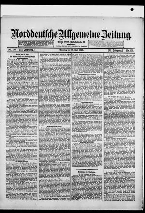 Norddeutsche allgemeine Zeitung vom 22.07.1913