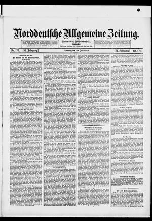 Norddeutsche allgemeine Zeitung vom 29.07.1913