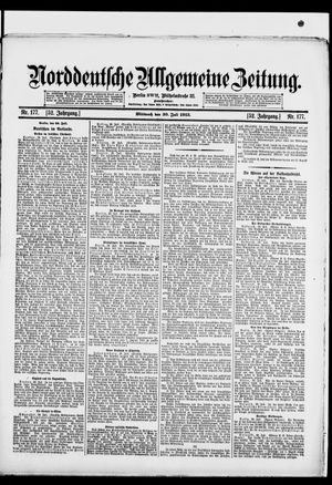 Norddeutsche allgemeine Zeitung vom 30.07.1913