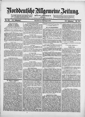 Norddeutsche allgemeine Zeitung vom 23.08.1913