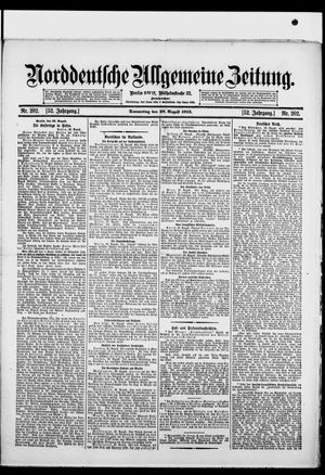 Norddeutsche allgemeine Zeitung vom 28.08.1913