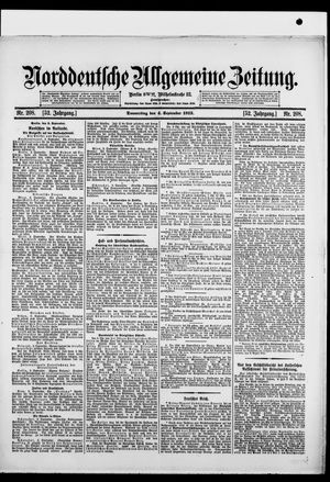 Norddeutsche allgemeine Zeitung vom 04.09.1913