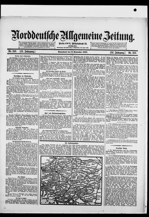 Norddeutsche allgemeine Zeitung vom 06.09.1913