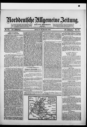 Norddeutsche allgemeine Zeitung on Sep 12, 1913