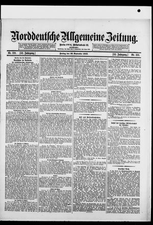 Norddeutsche allgemeine Zeitung vom 19.09.1913