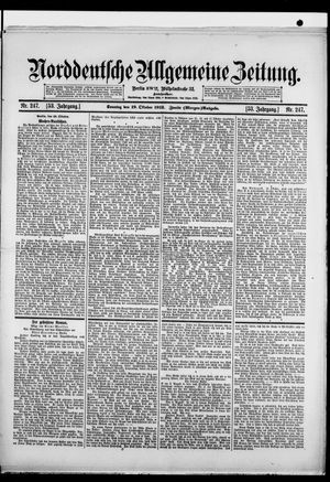 Norddeutsche allgemeine Zeitung vom 19.10.1913