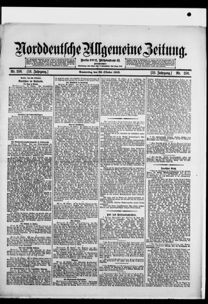 Norddeutsche allgemeine Zeitung vom 30.10.1913