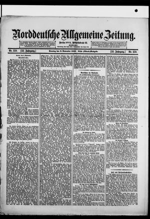 Norddeutsche allgemeine Zeitung vom 02.11.1913