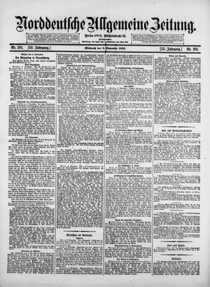 Norddeutsche allgemeine Zeitung on Nov 5, 1913
