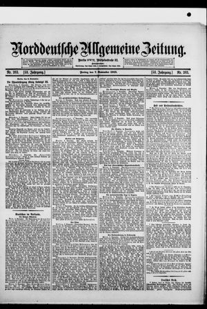 Norddeutsche allgemeine Zeitung vom 07.11.1913
