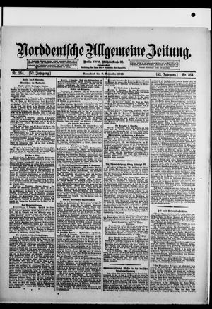 Norddeutsche allgemeine Zeitung on Nov 8, 1913