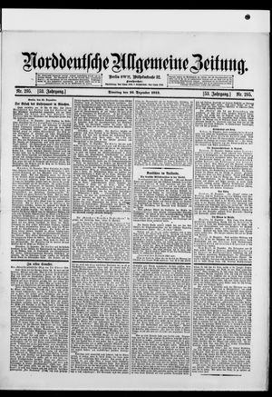 Norddeutsche allgemeine Zeitung vom 16.12.1913