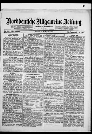 Norddeutsche allgemeine Zeitung vom 20.12.1913