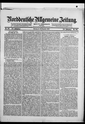 Norddeutsche allgemeine Zeitung vom 23.12.1913