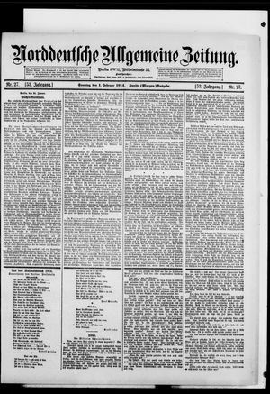 Norddeutsche allgemeine Zeitung vom 01.02.1914