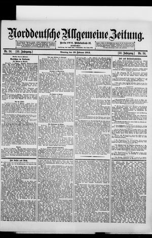 Norddeutsche allgemeine Zeitung on Feb 10, 1914