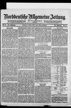 Norddeutsche allgemeine Zeitung vom 08.03.1914