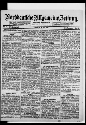 Norddeutsche allgemeine Zeitung on Apr 10, 1914