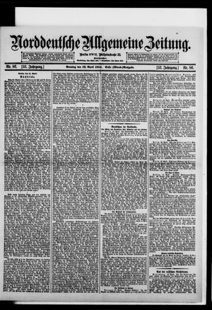 Norddeutsche allgemeine Zeitung vom 12.04.1914