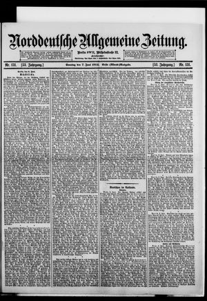 Norddeutsche allgemeine Zeitung on Jun 7, 1914