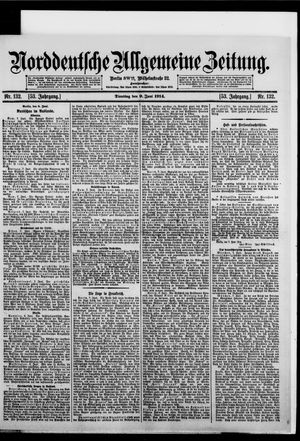 Norddeutsche allgemeine Zeitung vom 09.06.1914