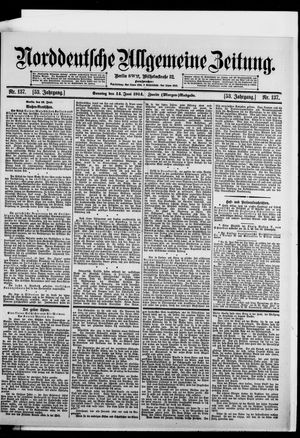 Norddeutsche allgemeine Zeitung vom 14.06.1914