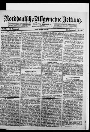 Norddeutsche allgemeine Zeitung vom 19.06.1914