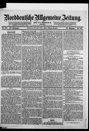 Norddeutsche allgemeine Zeitung on Jun 28, 1914