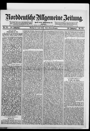 Norddeutsche allgemeine Zeitung vom 05.07.1914