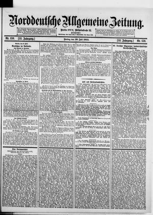 Norddeutsche allgemeine Zeitung on Jul 10, 1914