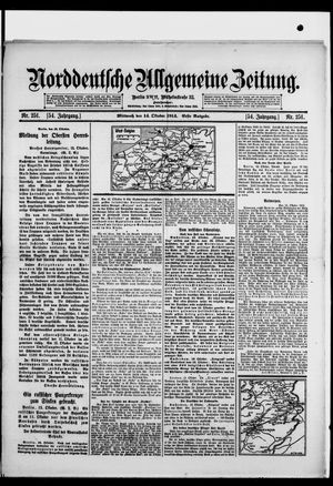 Norddeutsche allgemeine Zeitung vom 14.10.1914