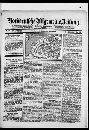 Norddeutsche allgemeine Zeitung vom 15.10.1914