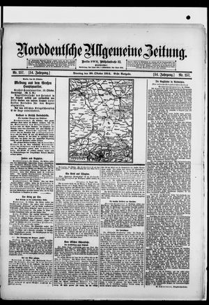 Norddeutsche allgemeine Zeitung vom 20.10.1914