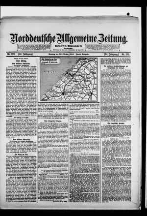 Norddeutsche allgemeine Zeitung vom 25.10.1914
